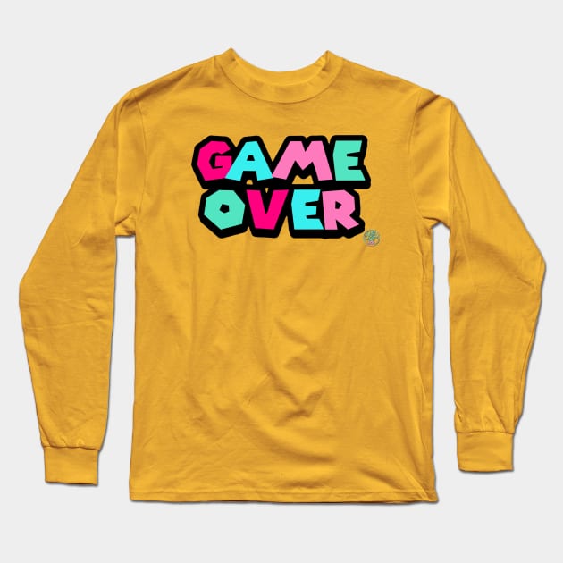 Game Over 01 Long Sleeve T-Shirt by Cold Callers Comedy